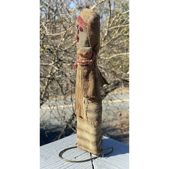 Ancient Antique Chancay Burial Peruvian Inca Native American Doll Baby Handmade - Picture 8 of 13